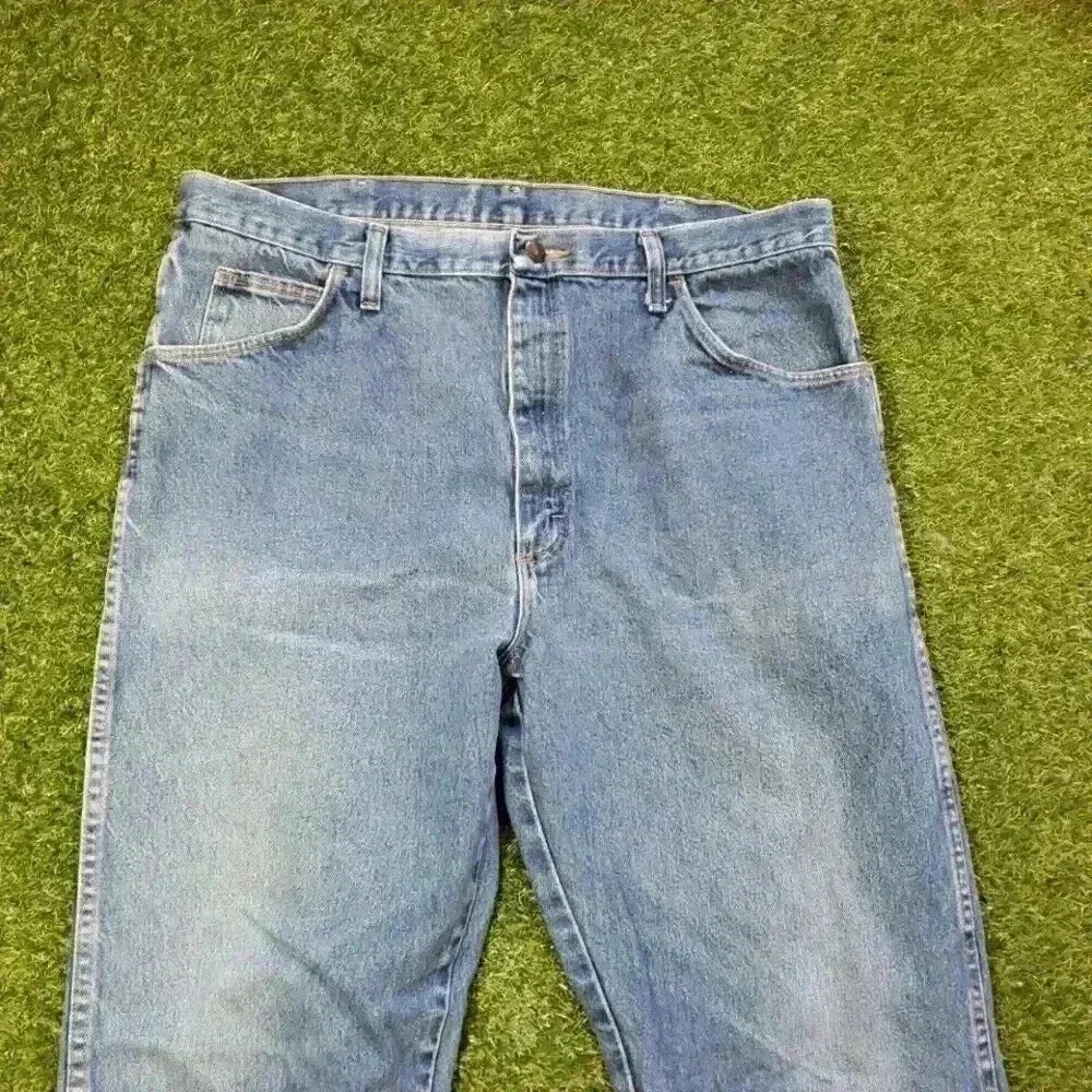 Full Blue Jeans Classic Fit Straight Leg Denim Men's Jeans 38x34 4545 - Picture 3 of 9